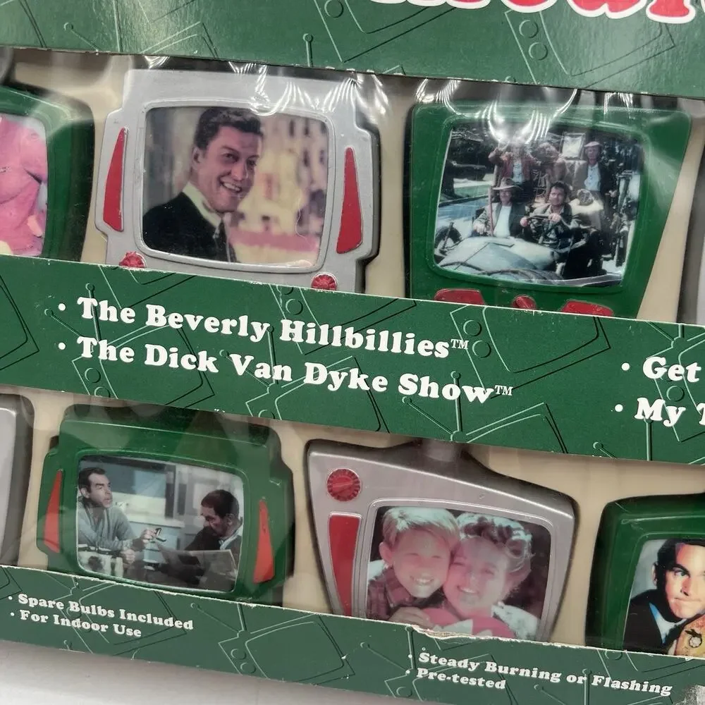 Vintage Sammax 10 String Light COVERS ONLY Retro Tv Classic Comedies 1997